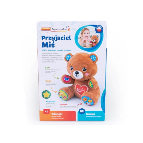 Interaktywny Pluszowy Przyjaciel Miś Dumel DD80050